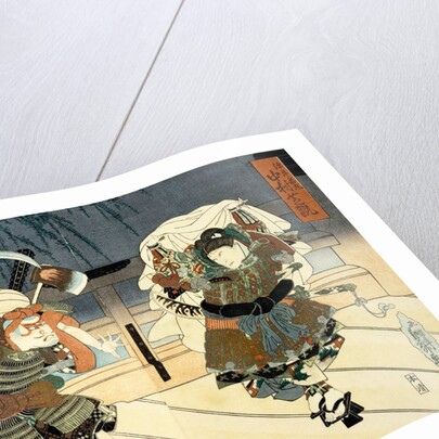 Two Actors in Performance by Utagawa Kunimasu