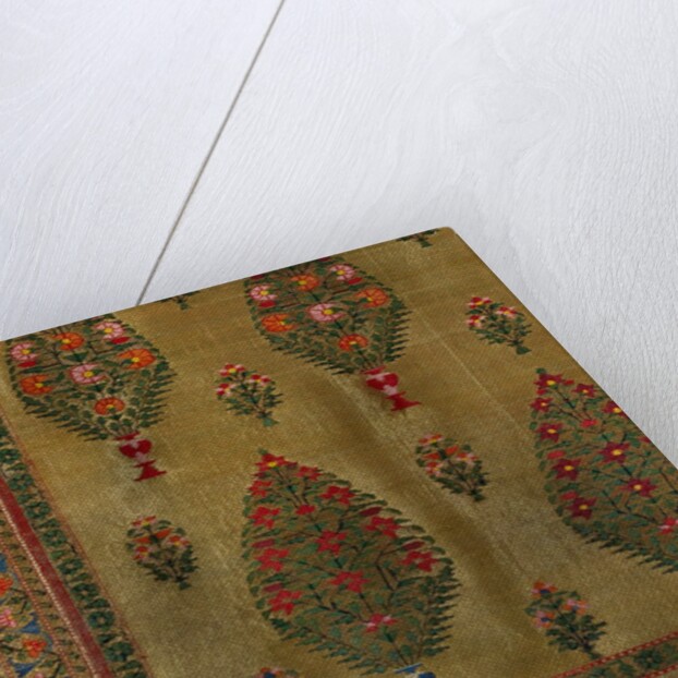Gold brocade. Burhnapur, India, 19th century by Unknown