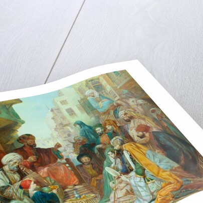 A Cairo Bazaar in Egypt by Charles Cattermole