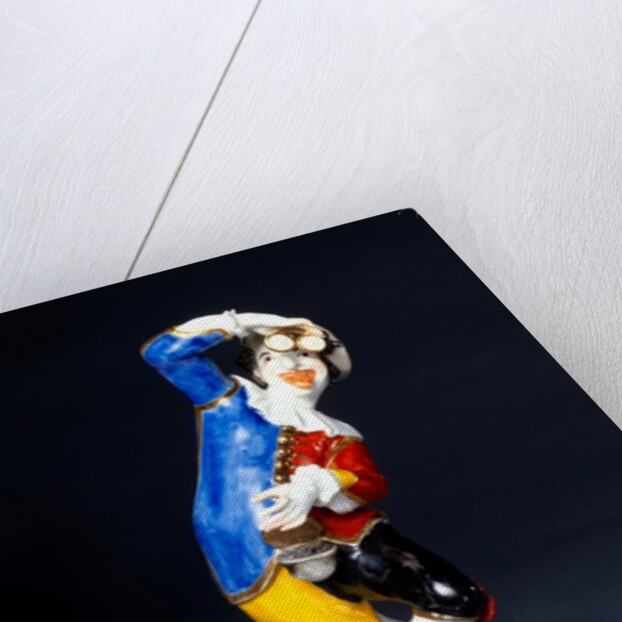 Harlequin with snuff box by Johann Joachim Kändler