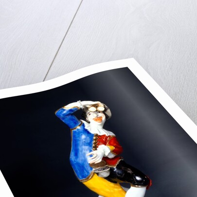 Harlequin with snuff box by Johann Joachim Kändler