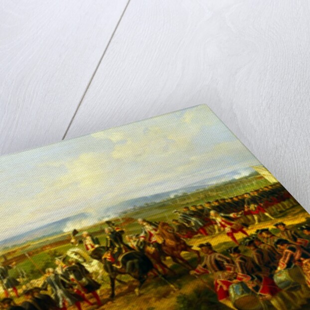 The Battle of Fontenoy of 1745 by Félix Henri Emmanuel Philippoteaux