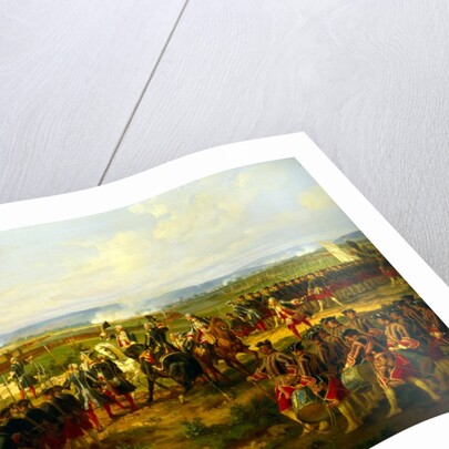 The Battle of Fontenoy of 1745 by Félix Henri Emmanuel Philippoteaux