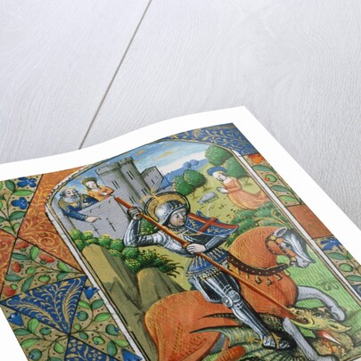 Suffrage to St. George. Rouen, France, late 15th century. by Unknown