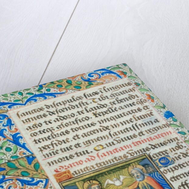 Prayer to The Holy Trinity, from the Playfair Book of Hours. Rouen, France, late 15th century by Unknown