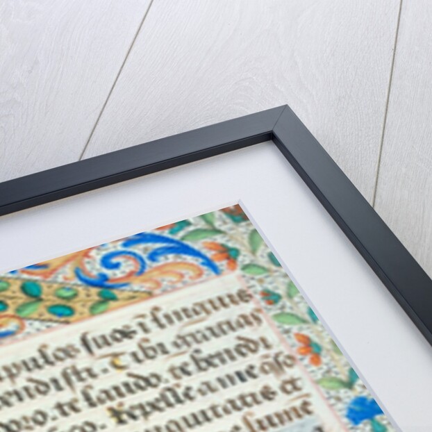 Prayer to The Holy Trinity, from the Playfair Book of Hours. Rouen, France, late 15th century by Unknown