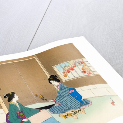 The Flower Arrangement by Mizuno Toshikata