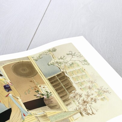 The Washing of Hands by Mizuno Toshikata