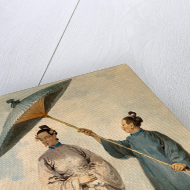 Chinese Lady With Attendant by William Alexander