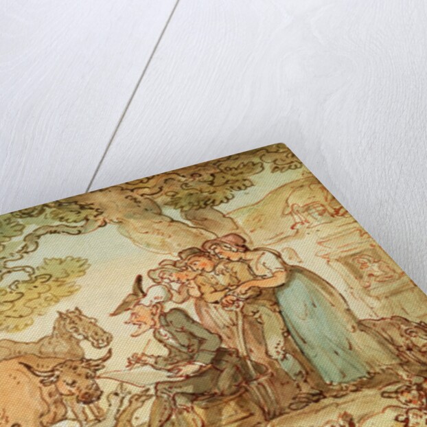 Dr Syntax sketching after nature by Thomas Rowlandson