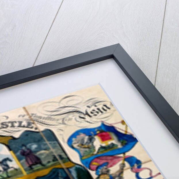 The Noble Game of Elephant and Castle, or Travelling in Asia, boardgame. London, England, 1822 by William Darton