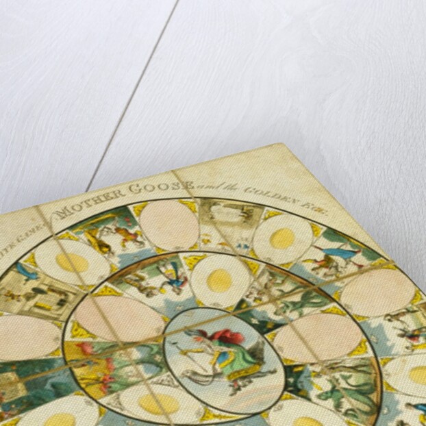 Mother Goose and The Golden Egg Boardgame. London, England, 1808 by John Wallis