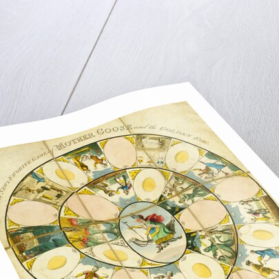 Mother Goose and The Golden Egg Boardgame. London, England, 1808 by John Wallis