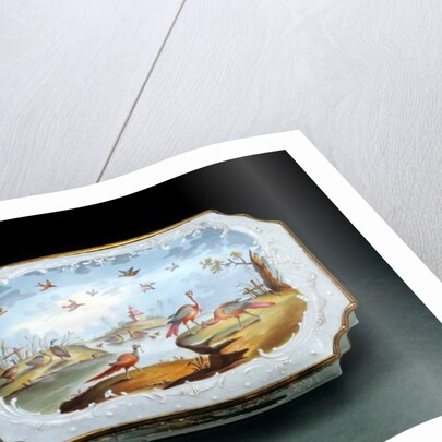 Box depicting peakcocks by Unknown