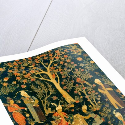 A princely picnic scene. Persian, 16th century by Anonymous