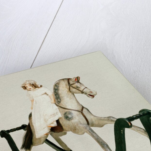 Rocking Horse, Doll, and Picture Blocks. England and Germany, 19th century by Unknown