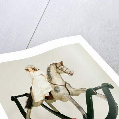 Rocking Horse, Doll, and Picture Blocks. England and Germany, 19th century by Unknown