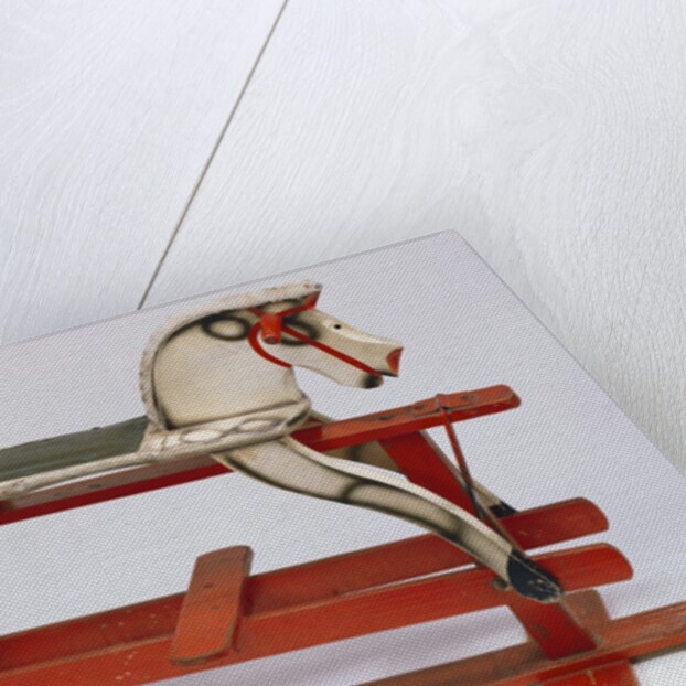Wooden rocking horse. England, mid-20th century by Unknown
