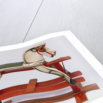 Wooden rocking horse. England, mid-20th century by Unknown