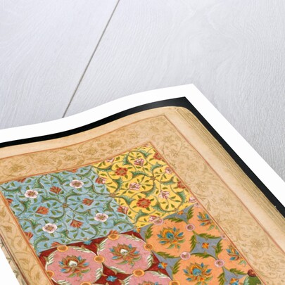Page from Floral Designs for Textiles by Anonymous