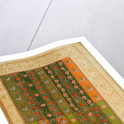 Folio 30 from a set of 95 from a Book of Floral Designs for Textiles. India, late 18th century by Anonymous