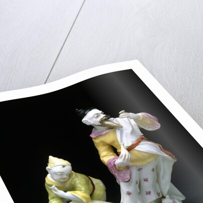 A Chinese man and a boy by Agostino Carlini