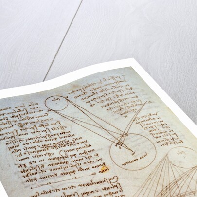 Page from Forster Codex by Leonardo da Vinci