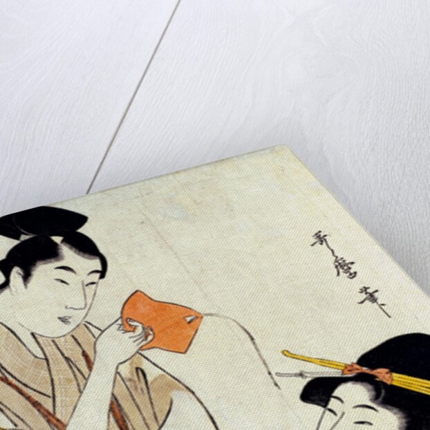 A Tanzaku Prayer-paper for the Star Festival by Kitagawa Utamaro