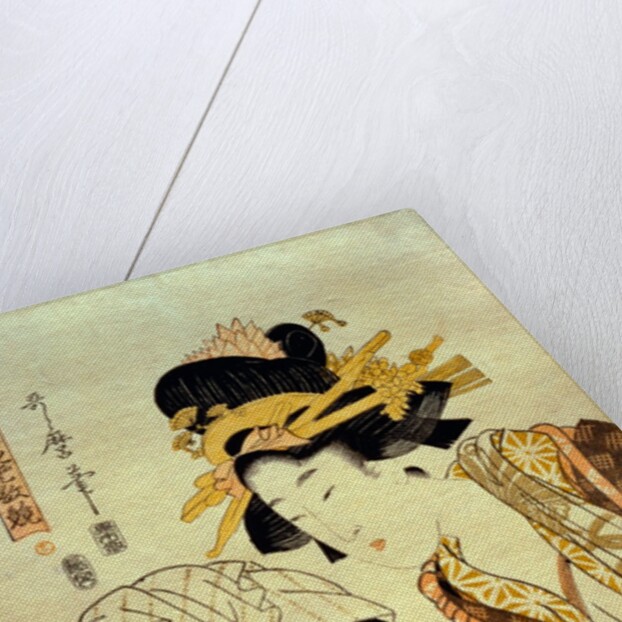 Washing Clothes by Kitagawa Utamaro II
