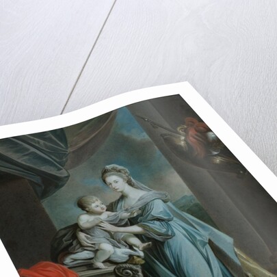 Princess Augusta Charlotte with her infant son by Angelica Kauffman