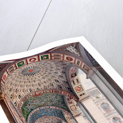 A view of the Loggie in the Vatican by I.G.G