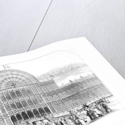 View of the grand entrance to The Great Exhibition of 1851 by Anonymous