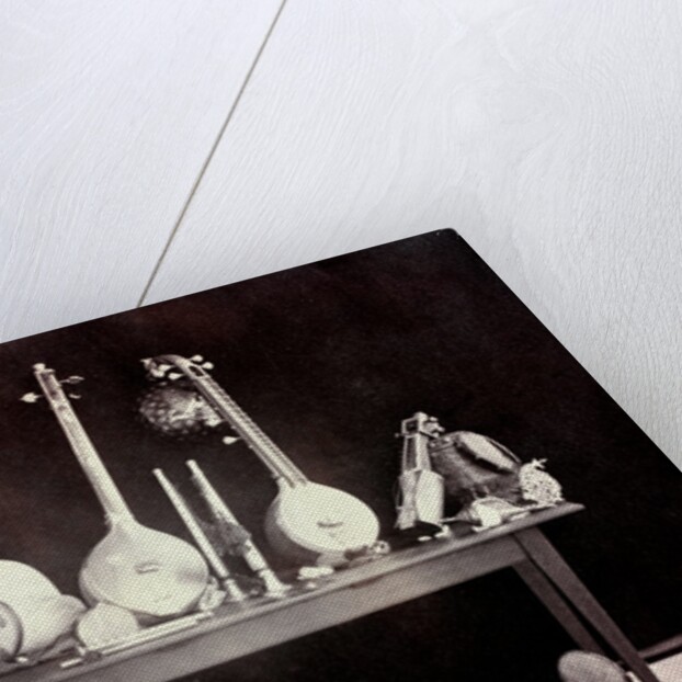 Musical instruments by Captain Linnaeus Tripe
