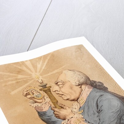 A Connoisseur Examining a Cooper by James Gillray
