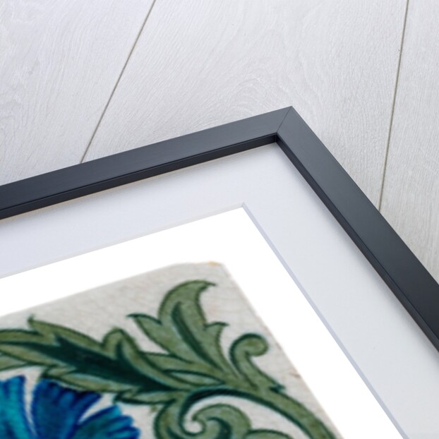 Carnation flowers tile by William De Morgan