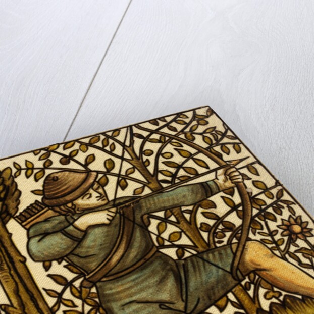 The Countryman and the Snake tile by Unknown