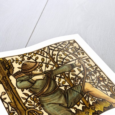 The Countryman and the Snake tile by Unknown