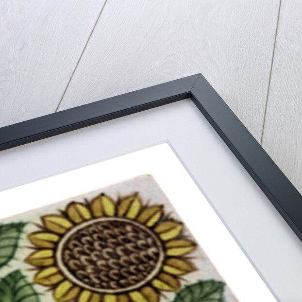 Sunflowers tile by William De Morgan
