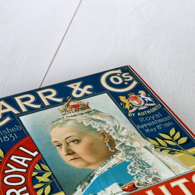 Tin of Royal Biscuits by Carr & Co.