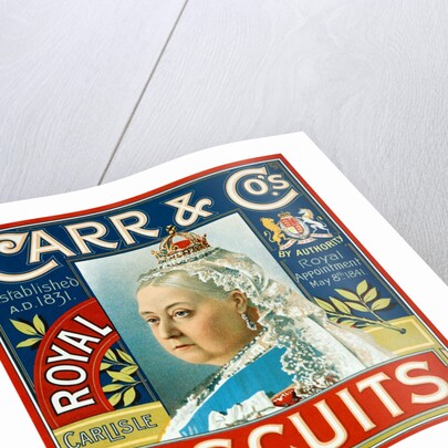 Tin of Royal Biscuits by Carr & Co.