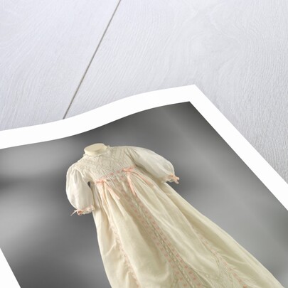 Christening gown & petticoat called the Bin Dress by Unknown