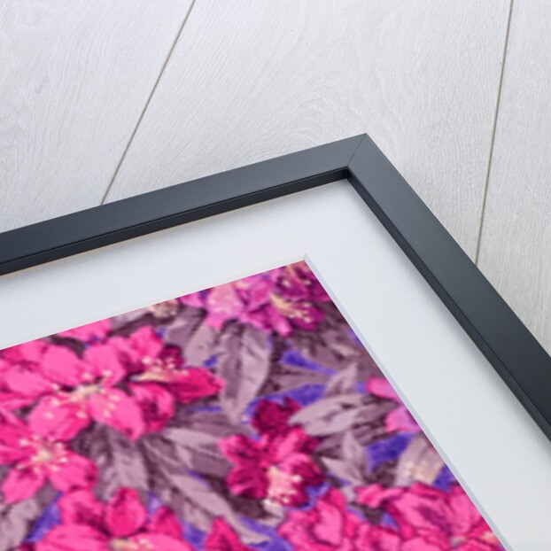 Wallpaper with a rhododendron pattern by Albert Griffiths