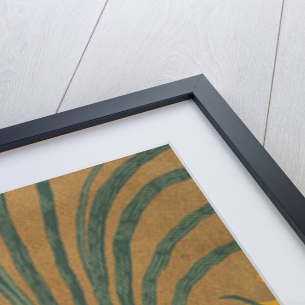 Wallpaper of Lily pattern by Walter Crane