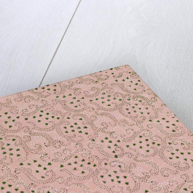 Pattern from a collection of 214 specimens of ornamental paper used for books and other decorative purposes by Unknown