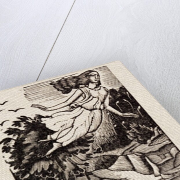 Illustration from Almanack 1929 by Eric Ravilious