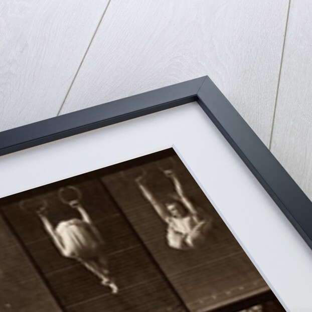 Man performing acrobatics by Eadweard Muybridge
