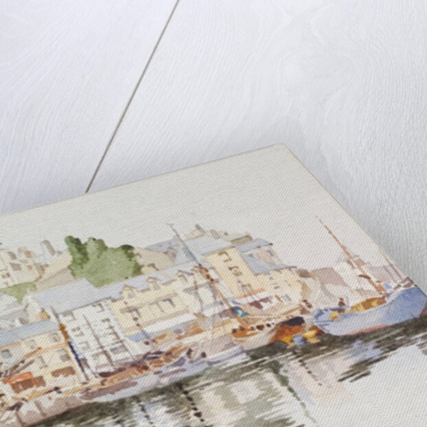 Brixham Harbour by Stanislaus Soutten Longley