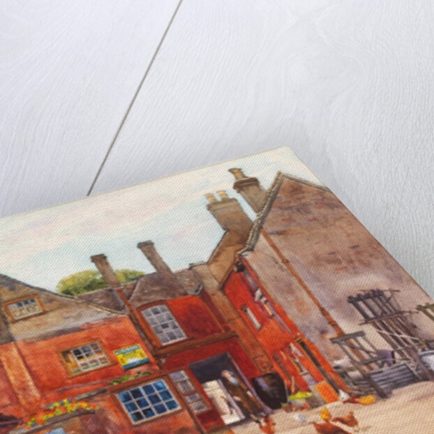 At the back of The White Hart, St. Ives by Edward Walker