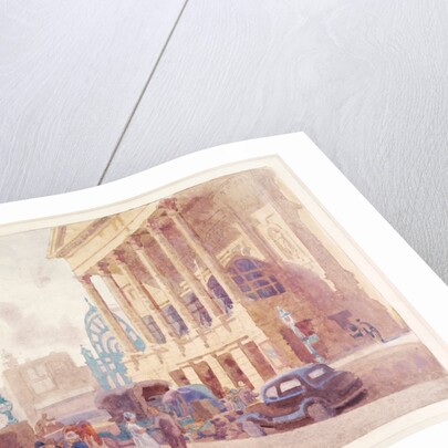 Covent Garden Opera House, The Colonnade by Walter Bayes