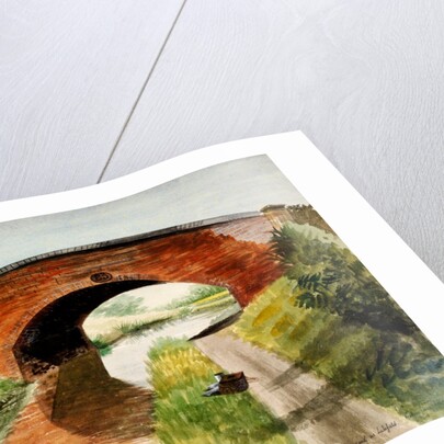 Bridge over Canal, near Litchfield by Barbara Jones